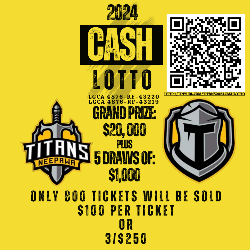 2024 CASH LOTTO RETURNS! Neepawa Titans